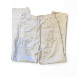 2000s indie sleaze everyday basic white high waist jeans The Limited size 8/ 26"